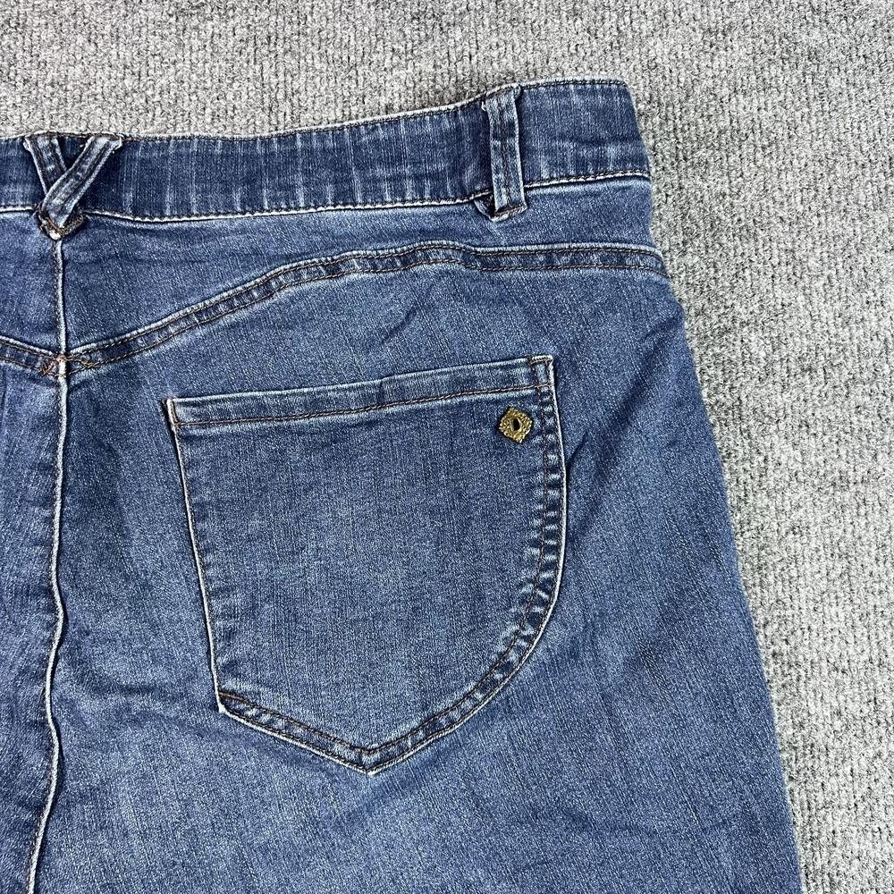 Democracy Ab Technology Skinny Jeans Womens 18W Blue Faded Stretch WNBB1873L8 - Picture 14 of 16